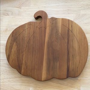 Wooden Pumpkin Cutting/Serving Board